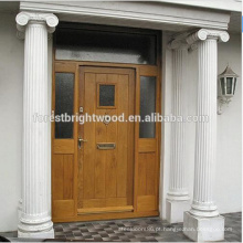 Porta de madeira vendida projeta design de porta de madeira de Malaysia com dois lados Lite